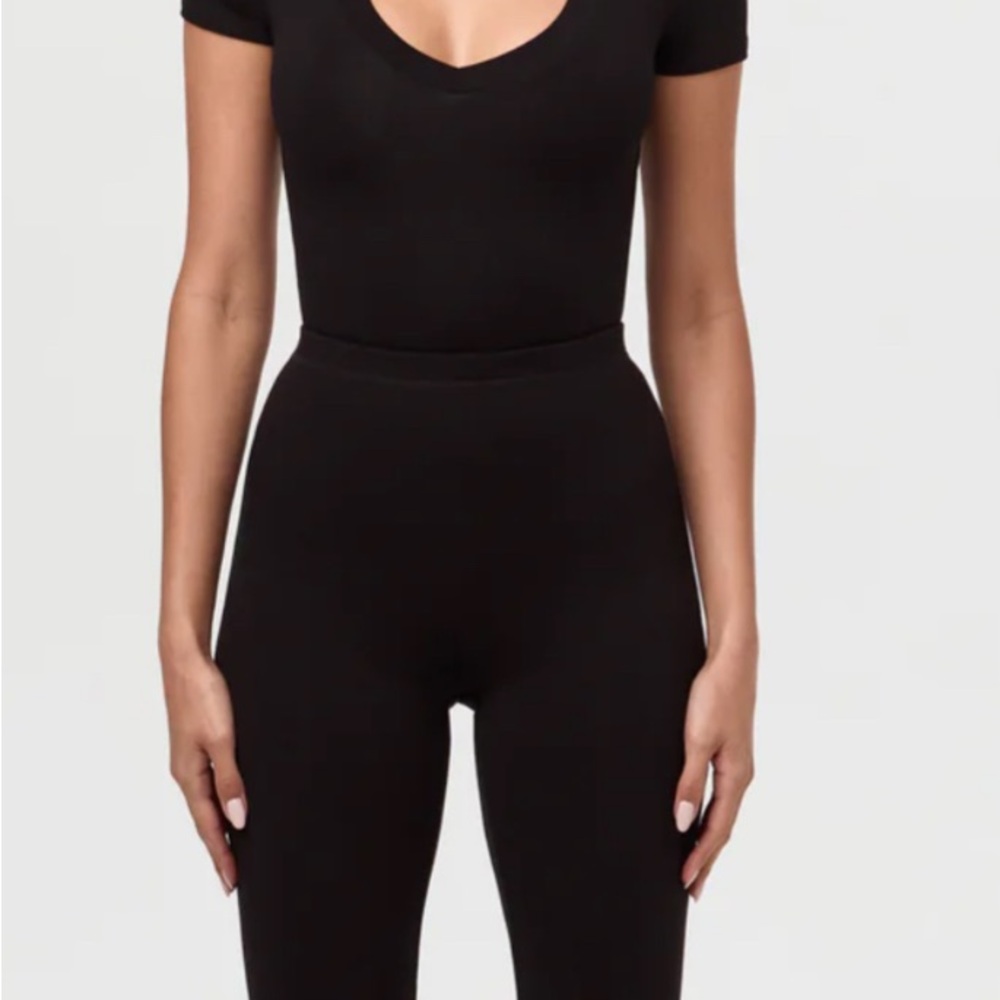 Naked Wardrobe Classic Black High Waist Leggings Sz M NWT